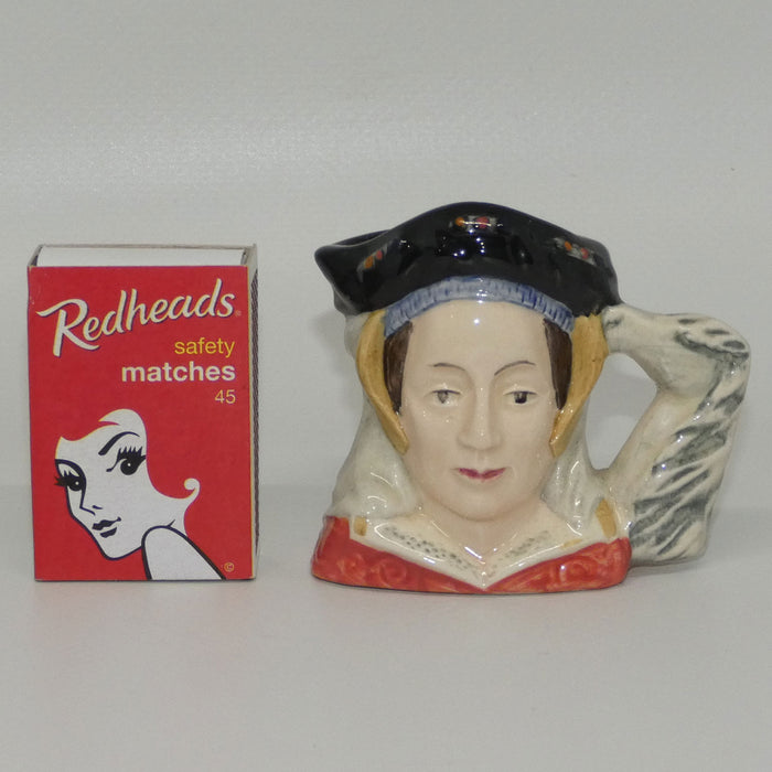 D6754 Royal Doulton miniature character jug Anne of Cleves