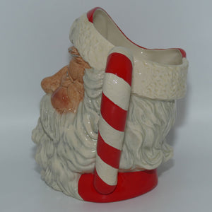 D6793 Royal Doulton large character jug Santa | Candy Cane