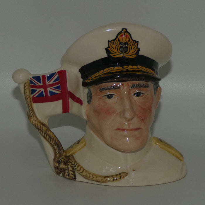 D6851 Royal Doulton small character jug Earl Mountbatten of Burma | #443