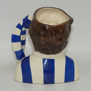 D6958 Royal Doulton small character jug Football Supporter Sheffield Wednesday