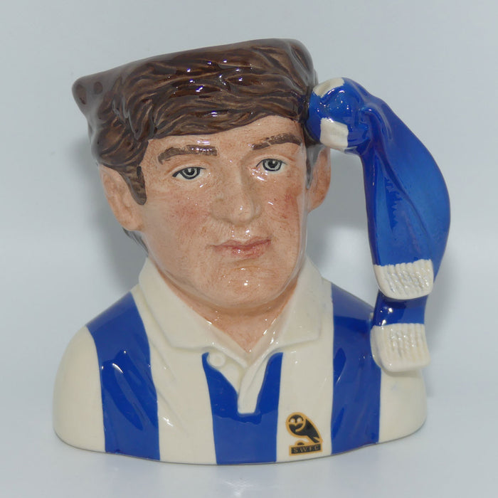 D6958 Royal Doulton small character jug Football Supporter Sheffield Wednesday | #2