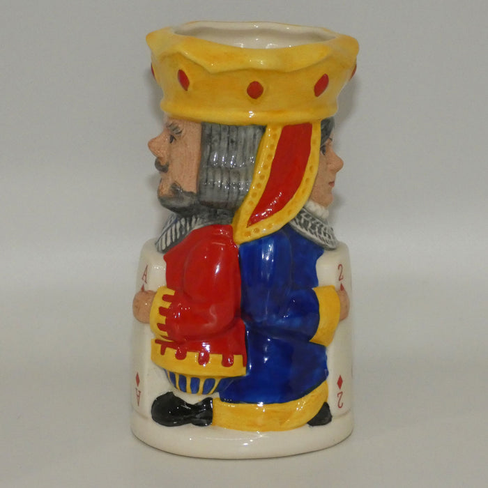 D6969 Royal Doulton toby jug King and Queen of Diamonds | LE 1752/2500