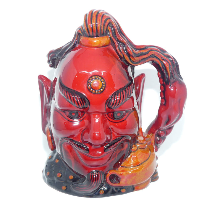 D6971 Royal Doulton large character jug Aladdin's Genie | Flambe | LE 733/1500