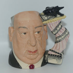 D6987 Royal Doulton large character jug Alfred Hitchcock | Pink Curtain
