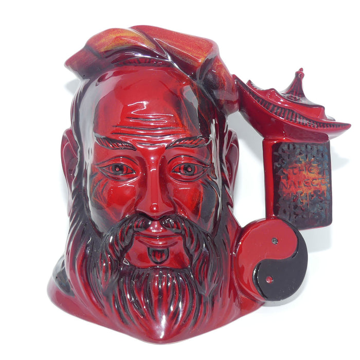 D7003 Royal Doulton large character jug Confucius | Flambe | LE 1194/1750