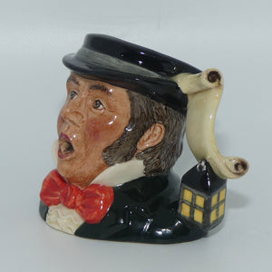 D7007 Royal Doulton miniature character jug The Caroler