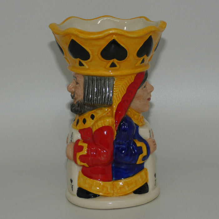 D7087 Royal Doulton toby jug King and Queen of Spades | LE 810/2500