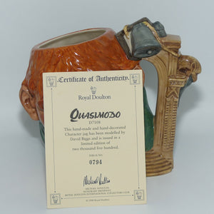 D7108 Royal Doulton large character jug Quasimodo | LE 794/2500