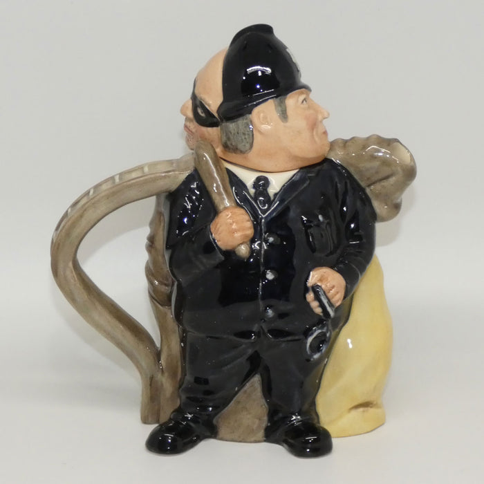 D7174 Royal Doulton double character teapot | Policeman and Felon