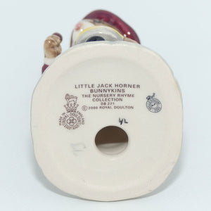 DB221 Royal Doulton Bunnykins Little Jack Horner | boxed