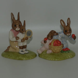 db277-278-royal-doulton-bunnykins-tennis-and-strawberries-set-ltd-ed