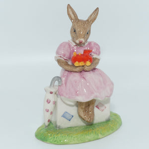 Royal Doulton Bunnykins Sitting on a Suitcase DB482 | Bunnykins Figure of the Year 2011