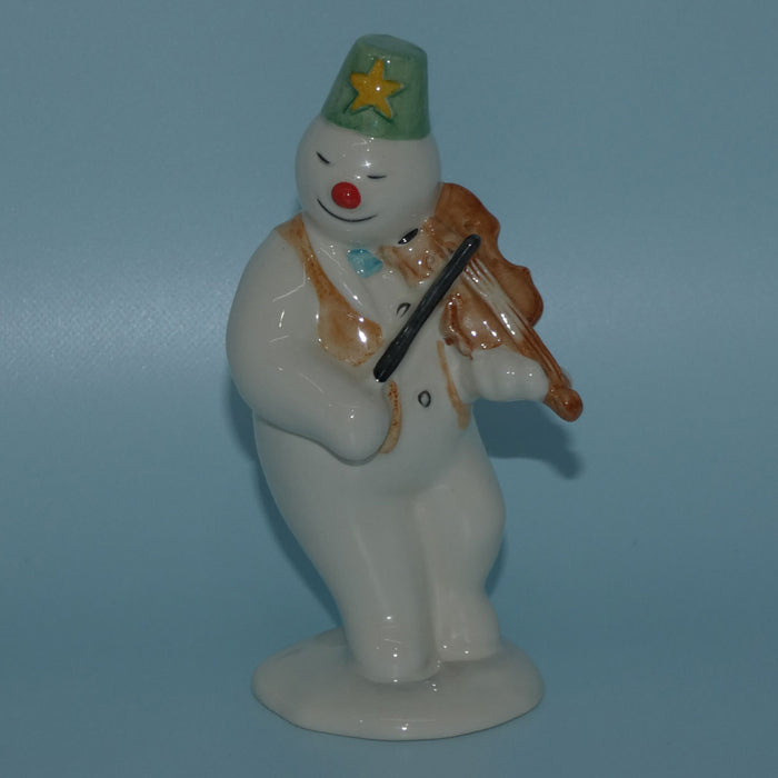 DS11 Royal Doulton Snowman figure Violinist Snowman