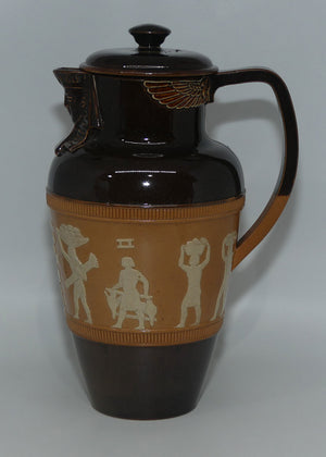 Royal Doulton Stoneware Egyptian design water pot