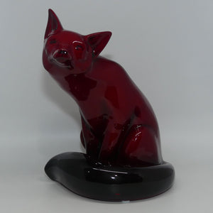 hn0130-royal-doulton-flambe-seated-fox-large-dated-1947