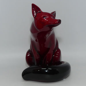hn0130-royal-doulton-flambe-seated-fox-large-dated-1947