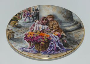HN1342 Royal Doulton figure The Flower Seller's Children | companion plate