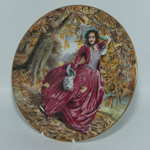 HN1934 Royal Doulton figure Autumn Breezes | Companion plate