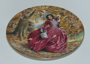 HN1934 Royal Doulton figure Autumn Breezes | Companion plate