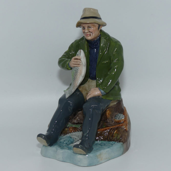 HN2258 Royal Doulton figure A Good Catch | later stamp