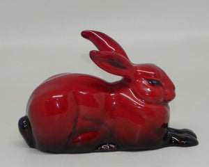 hn2592-royal-doulton-flambe-hare-crouching-style-three-noke