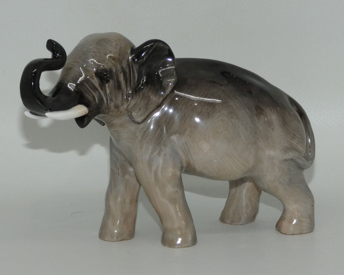 HN2644 Royal Doulton Elephant Trunk in Salute (Grey)