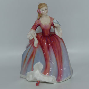 HN2804 Royal Doulton figure Nicola | Red and Blue | signed