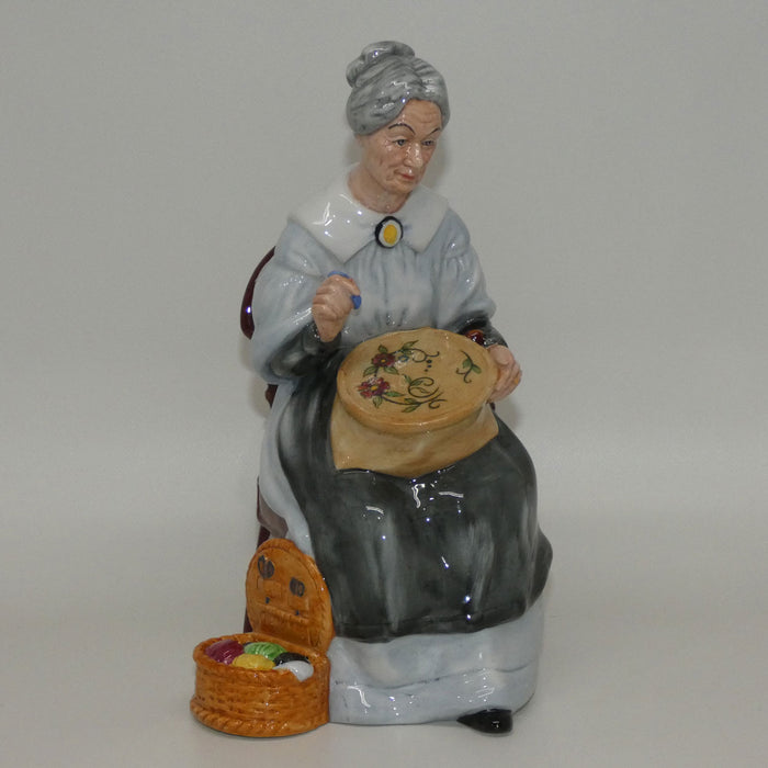 HN2855 Royal Doulton figure Embroidering