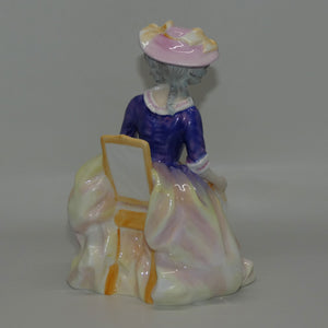 HN3100 Royal Doulton figure Kathleen | Purple | signed