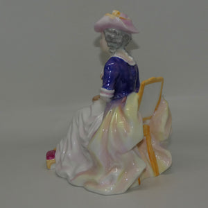HN3100 Royal Doulton figure Kathleen | Purple | signed