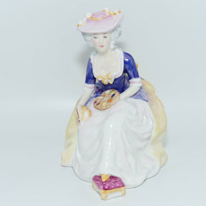 HN3100 Royal Doulton figure Kathleen | Purple | signed + Box + Cert
