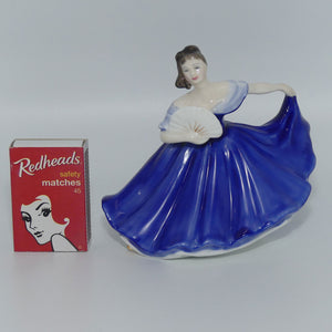 HN3214 Royal Doulton miniature figure Elaine | Blue