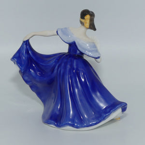 HN3214 Royal Doulton miniature figure Elaine | Blue
