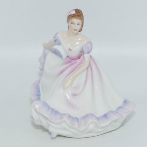 HN3215 Royal Doulton miniature figure Ninette | Purple 