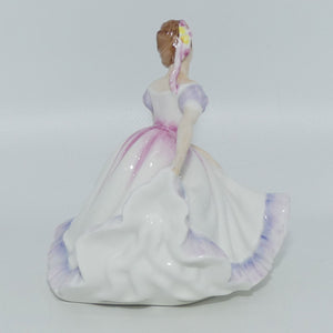 HN3215 Royal Doulton miniature figure Ninette | Purple 