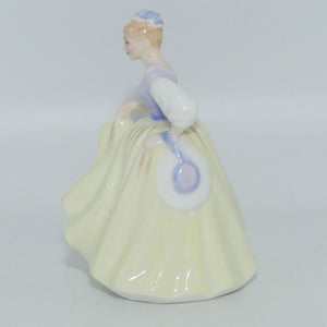 HN3216 Royal Doulton miniature figure Fair Lady | Yellow 