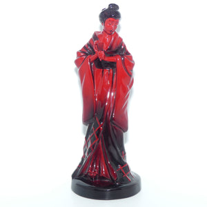 HN3229 Royal Doulton Flambe figurine The Geisha