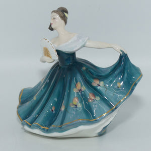 HN3247 Royal Doulton miniature figure Elaine | Teal 