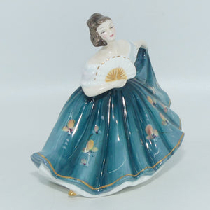 HN3247 Royal Doulton miniature figure Elaine | Teal 