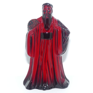 HN3314 Royal Doulton Flambe figure Confucius | Flambe Glaze | Character Figures
