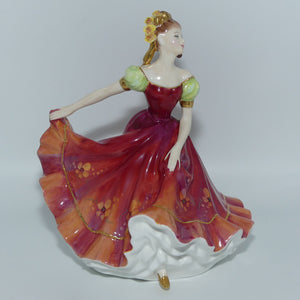 HN3417 Royal Doulton figure Ninette | Red | Roadshow Events Colourway