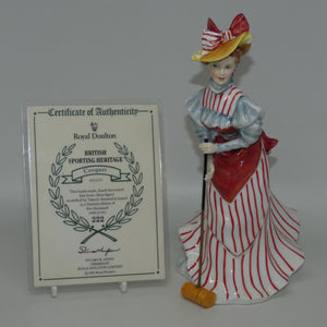 hn3470-royal-doulton-figure-croquetHN3470 Royal Doulton figurine Croquet | British Sporting Heritage series