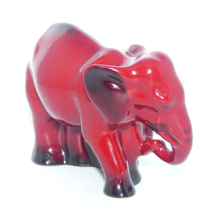 HN3548 Royal Doulton Flambe Elephant and Young | Animals