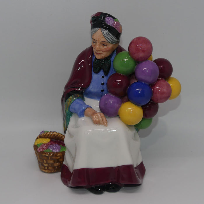 HN3737 Royal Doulton figure The Old Balloon Seller | Red | Special Edition