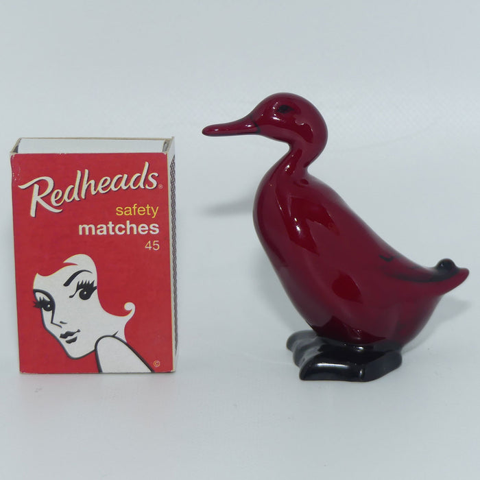 HN0806 Royal Doulton Flambe Duck Standing | Small #2