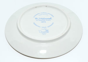 HUM0266 MI Hummel Annual Plate 1973 | Globe Trotter