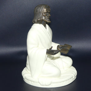 MS25 Minton The Sage figure | Porcelain and Cold Cast Bronze