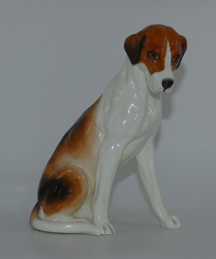 RW2994 Royal Worcester figure Hound (Seated)