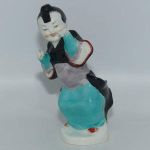 RW3362 Royal Worcester figure Chinoiserie Girl | Head Up