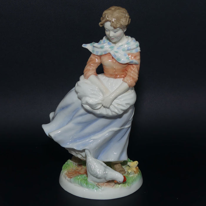 RW4373 Royal Worcester Old Country Ways figure | A Farmer's Wife | Ltd Ed